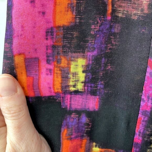 Shoshanna Abstract Print Mini Dress 4 - Picture 5 of 11